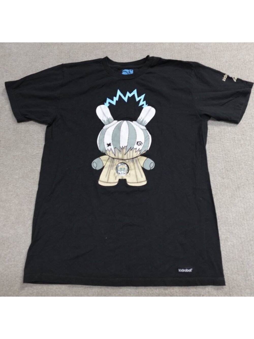 Kidrobot Shirt Medium Black Dunny Doktor Ironclad Decimator
